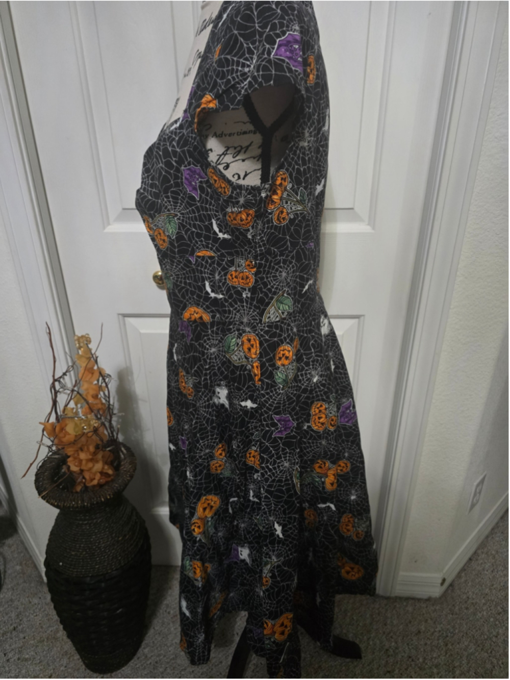 Hell Bunny Halloween Hex Dress Size XL EUC - Picture 2 of 5